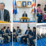 សម្តេចមហាបវរធិបតី ហ៊ុន ម៉ាណែត ​នាយករដ្ឋមន្ត្រីនៃព្រះរាជាណាចក្រកម្ពុជា អញ្ជើញជួបជាមួយថ្នាក់ដឹកនាំដែលជារដ្ឋមន្ត្រីទទួលបន្ទុកគ្រប់គ្រង​គ្រោះមហន្តរាយអញ្ជេីញមកពីប្រទេសជាសមាជិកអាស៊ាន​ និងបណ្តាប្រទេសមួយចំនួនដែលពាក់ព័ន្ធ​ ក្នុងជំនួបសម្តែងការគួរសម​ និងពិភាក្សាការងារ​ នៅវិមានសន្តិភាព