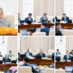 សម្ដេចធិបតី ដឹកនាំកិច្ចប្រជុំពេញអង្គគណៈរដ្ឋមន្ត្រី នៅវិមានសន្តិភាព ដើម្បីពិភាក្សា និងឆ្លងលើរបៀបវារៈ ដូចខាងក្រោម